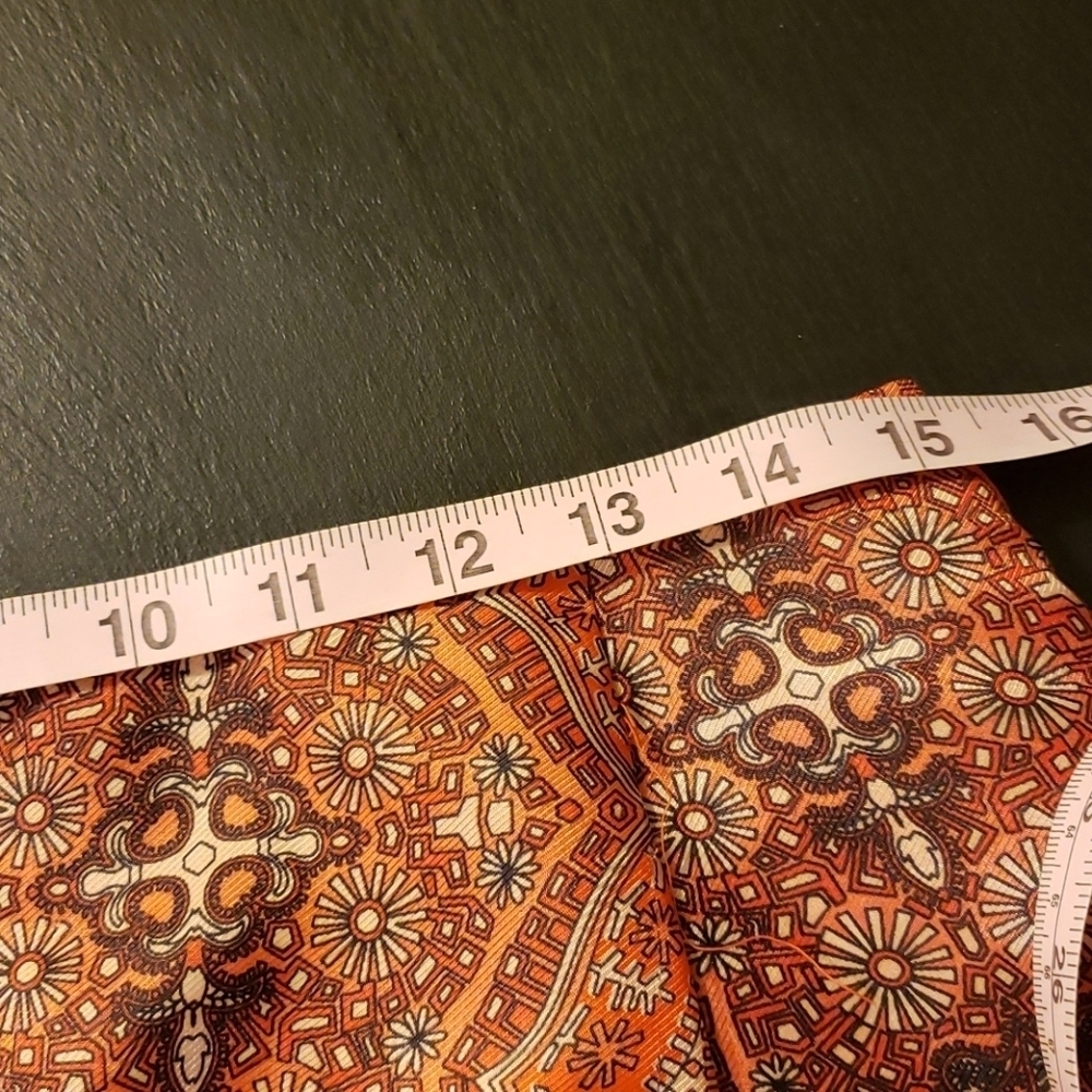 Love21 orange tapestry lined flare skirt - Picture 8 of 11